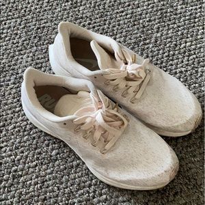 Cute nude pink Nike sneakers